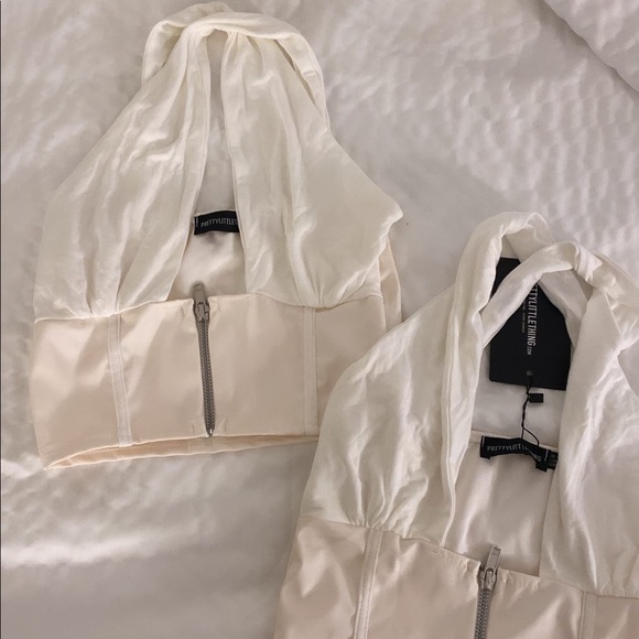 PrettyLittleThing Tops - cross tie shirt